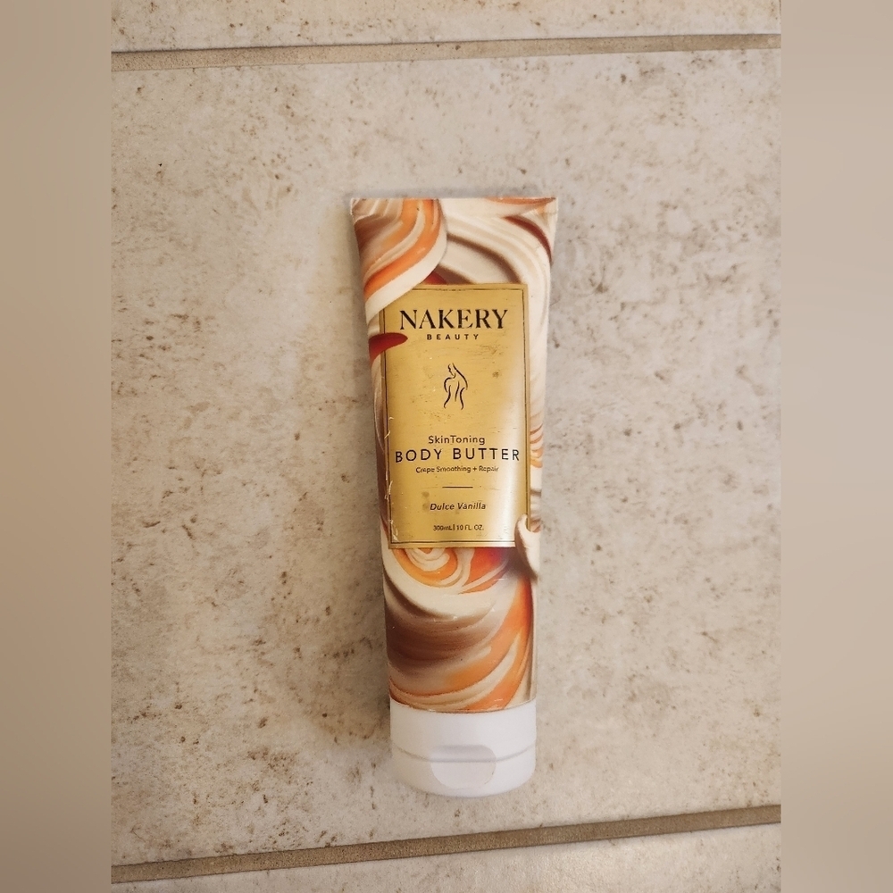 Nakery Beauty DULCE VANILLA Skin Toning Body Butter 10oz. Sealed
